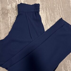 Jonathan Simkhai Navy Straight Leg Pants